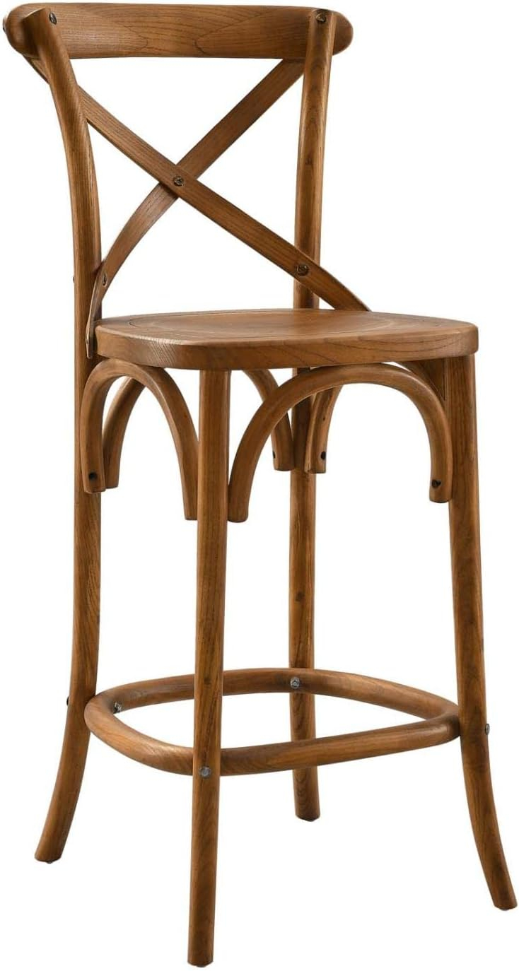 Farmhouse Charm meets Contemporary Style: Exquisite Gear Bar Stool