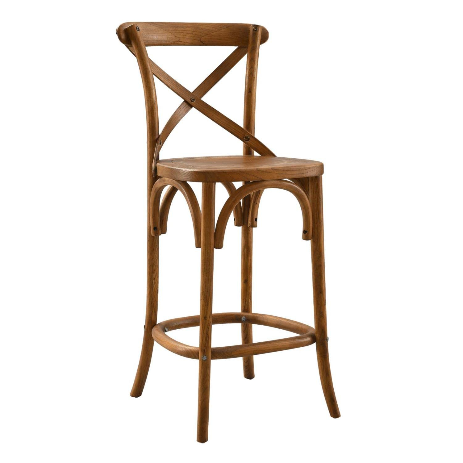 Farmhouse Charm meets Contemporary Style: Exquisite Gear Bar Stool