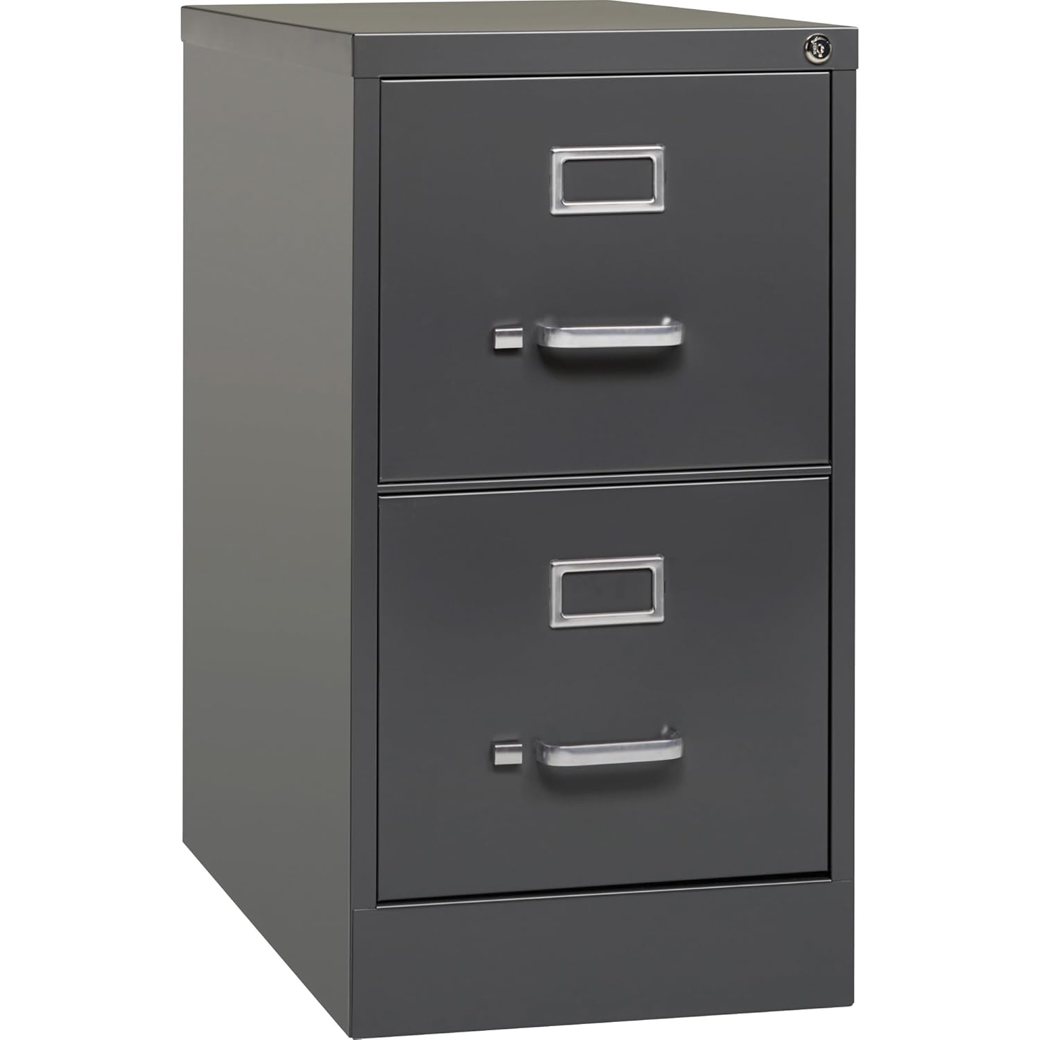 Lorell 2-Drawer Vertical Cabinet, 15 by 26-1/2 by 28-Inch, Charcoal