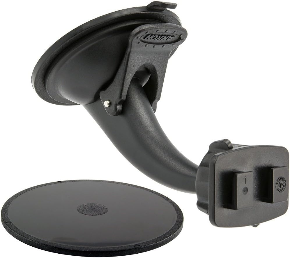 ARKON Mounts Windshield Dashboard Sticky Suction Mount for Cars and Trucks | Designed for Phone and Tablet Holders | Dual-T Holder Compatible | Strong Windshield Suction Mount | GN068WD-SBH C32