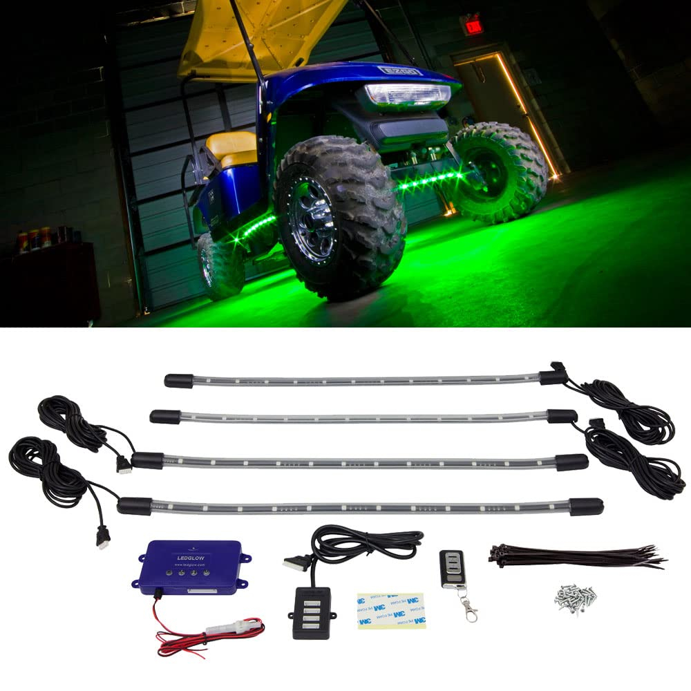 LEDGlow Million Color LED Golf Cart Underbody Underglow Light Kit