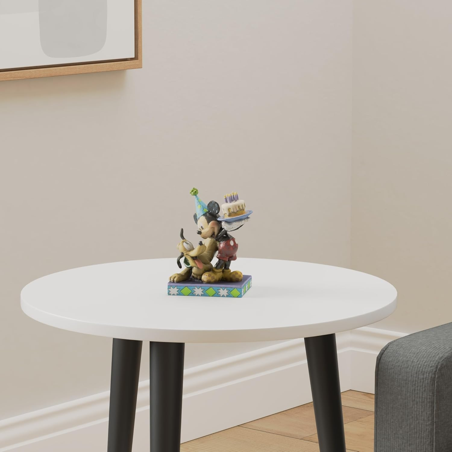 Enesco Disney Traditions By Jim Shore Pluto and Mickey Birthday Figurine
