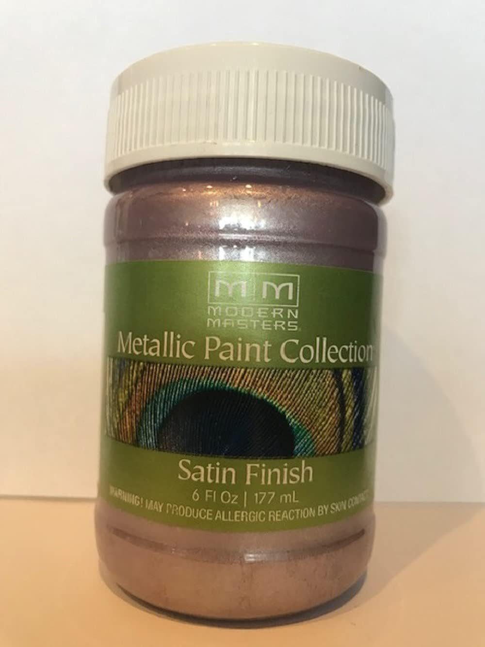 6 oz Modern Masters ME246 Rose Metallic Paint Collection Water-Based Decorative Metallic Paint