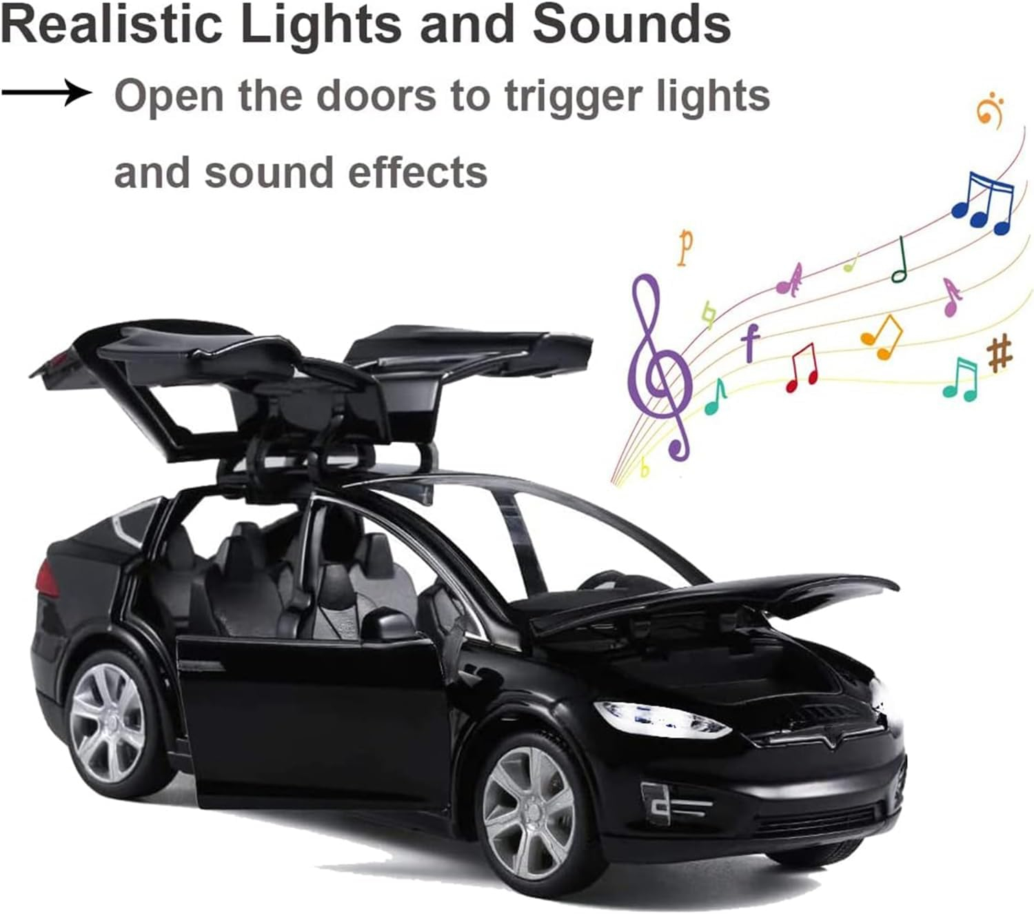 SASBSC Toy Cars Model X 1:32 Pull Back Vehicles Diecast Car Model Toys for Boys and Girls 3 to 12 Years Old