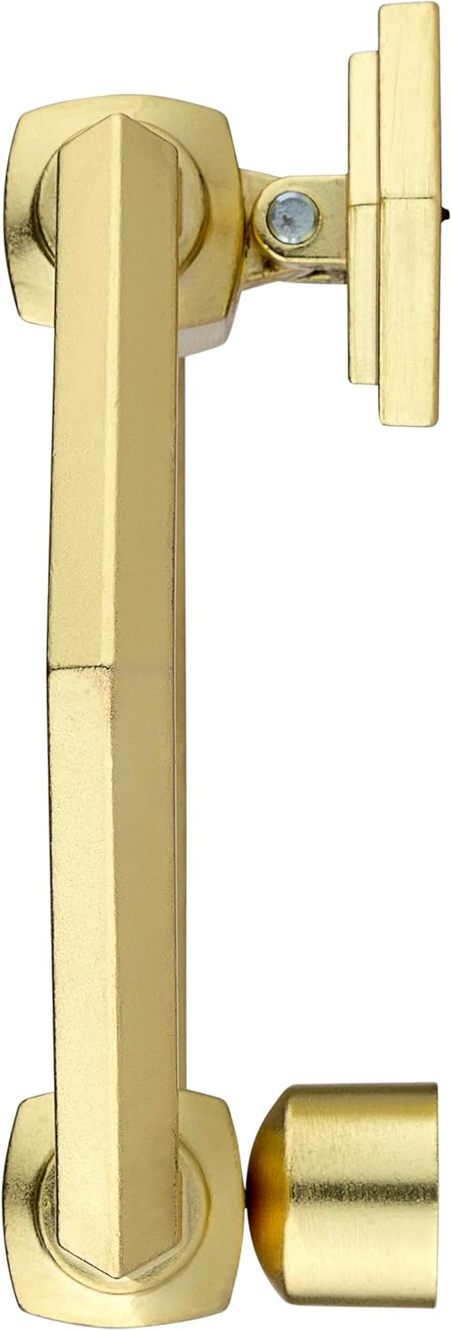 National Hardware N336-708 Powell Door Knocker, Brushed Gold