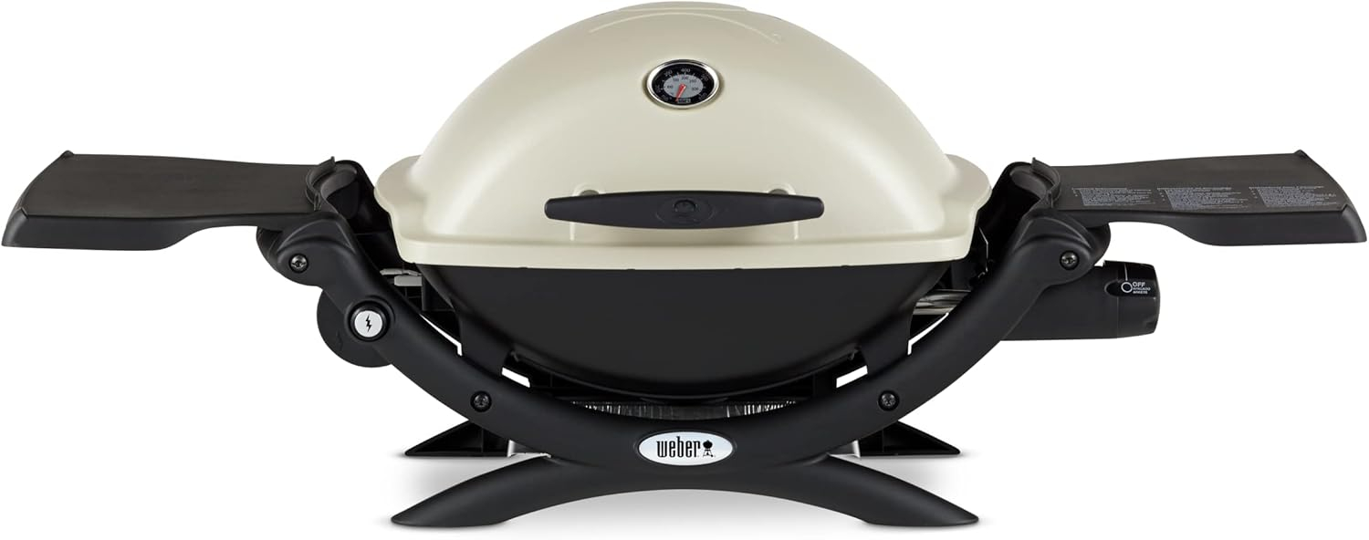 Weber Q1200 Gas Grill, Titanium