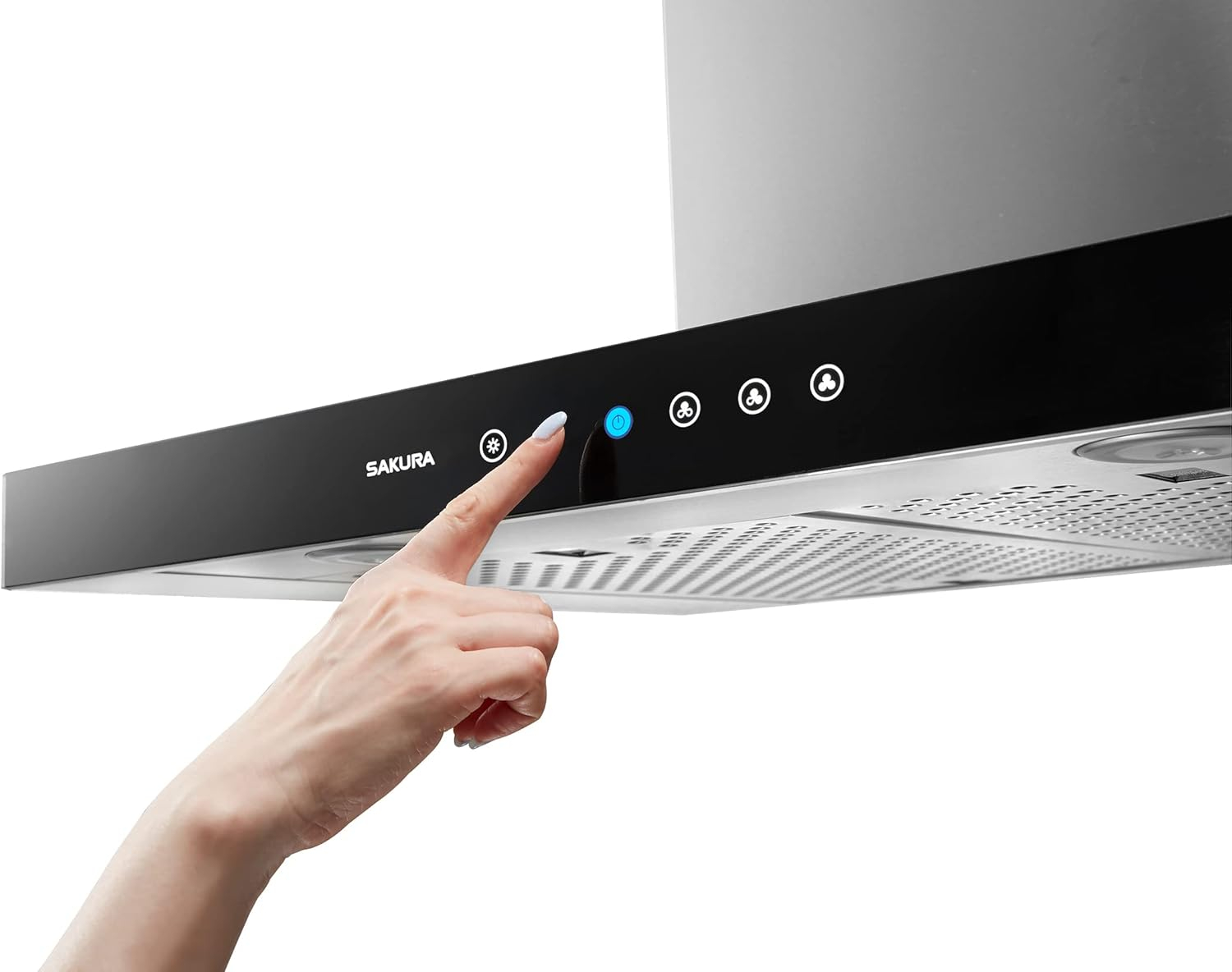 Sakura M3000 30" Stainless Steel Black Range Hood - Made in Taiwan