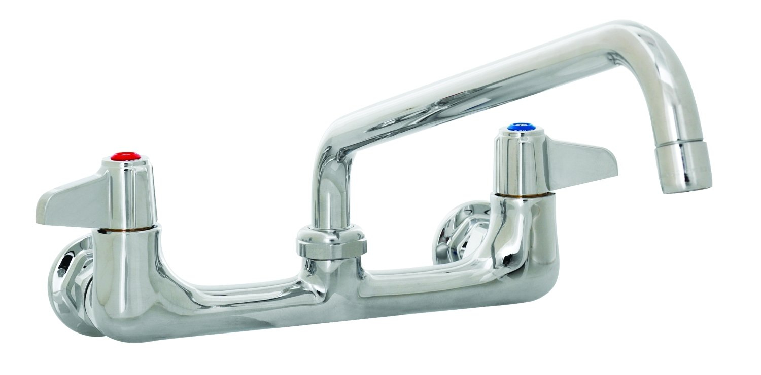 Equip by T&S 5F-8WLX12 12 Inch Spout Faucet 8"" Centers