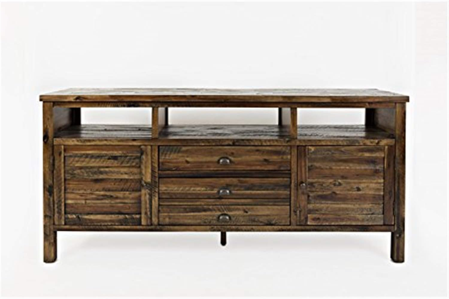 Jofran Artisan's Craft Rustic Farmhouse Distressed Acacia Media Console 70"