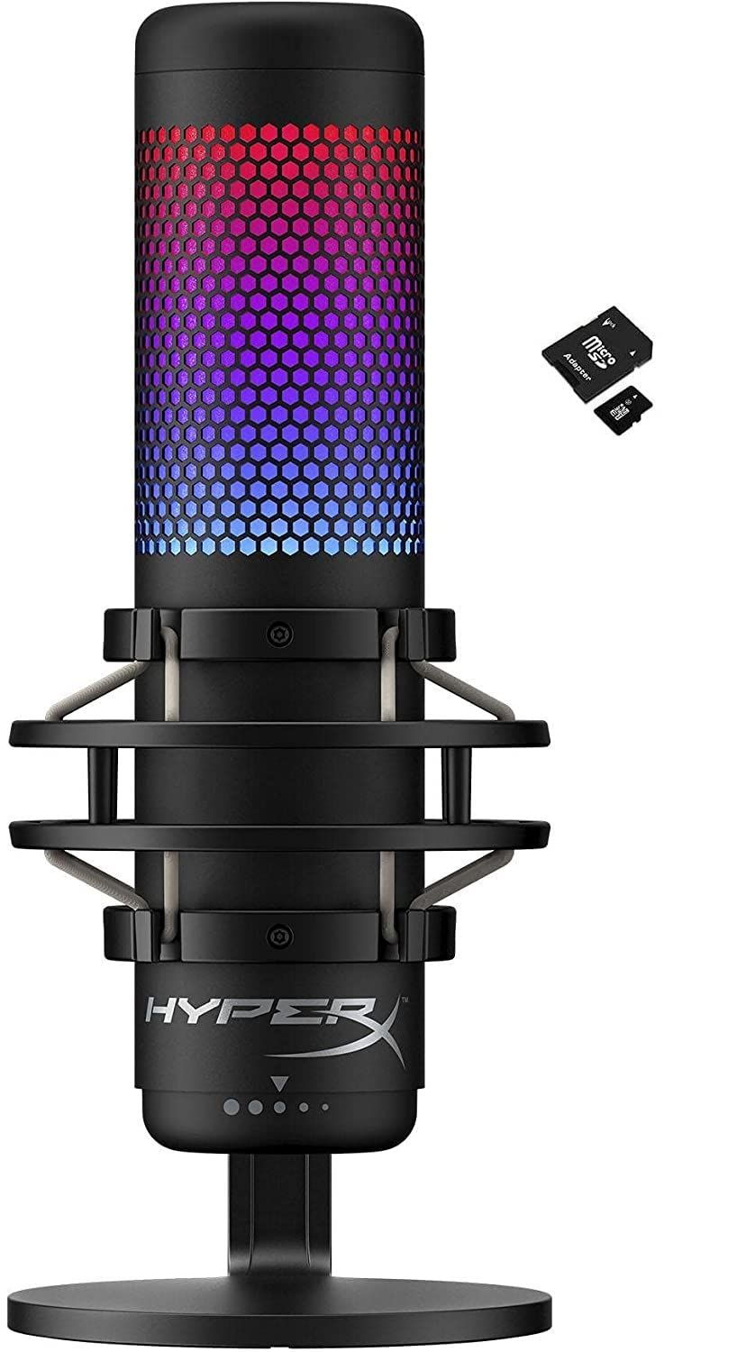 HyperX QuadCast S RGB USB Condenser Microphone - Black