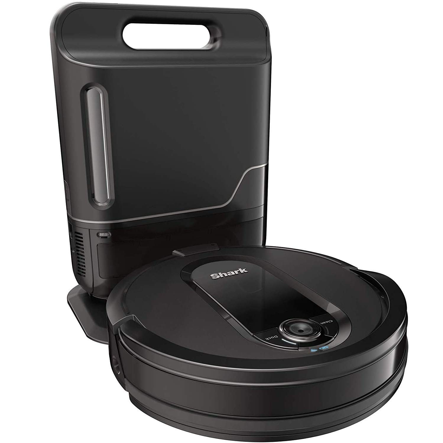 Shark IQ Intelligent Wifi Robot Vacuum Cleaner w/ Self Empty Charger Base, Black