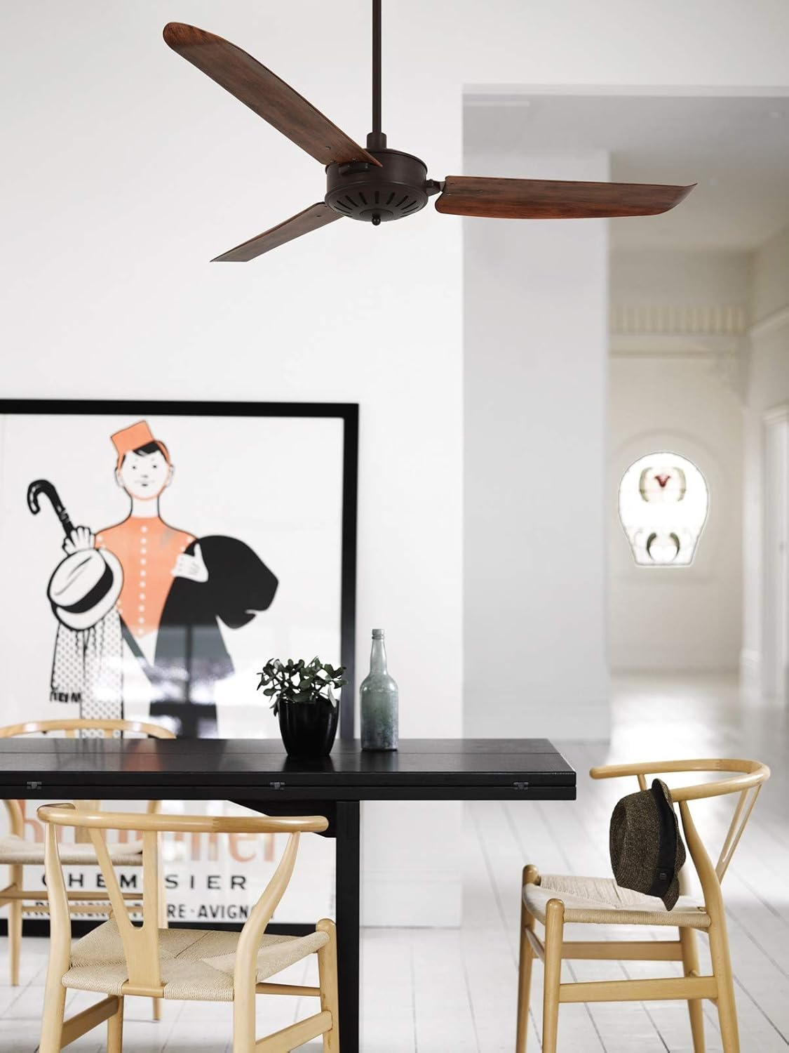 Carolina Oil Rubbed Bronze and Dark Koa 56 in. Ceiling Fan