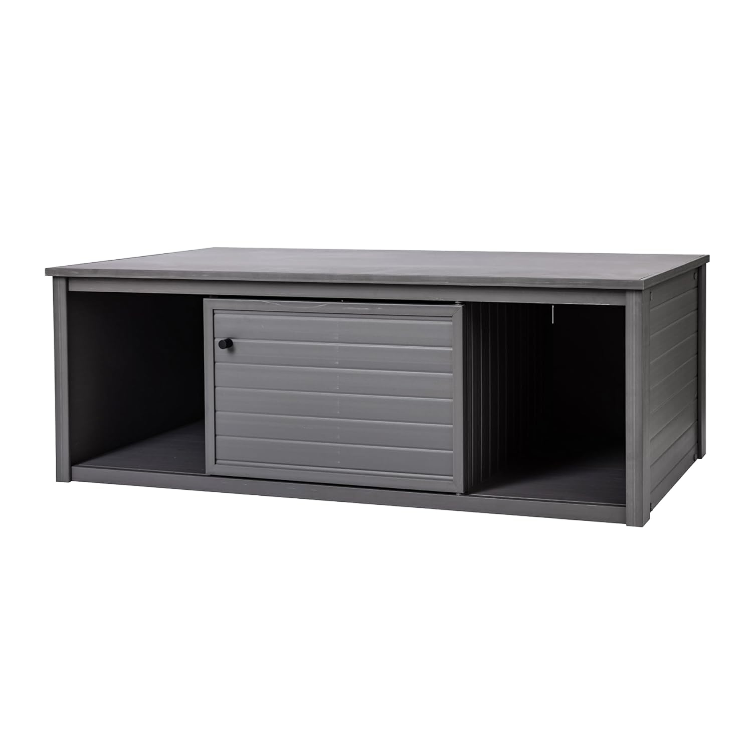 New Age Pet® ECOFLEX® 48-Inch Versa Stand, Grey - Moisture-Resistant Wood Plastic Composite Storage for Pet Bedding, Food, Toys