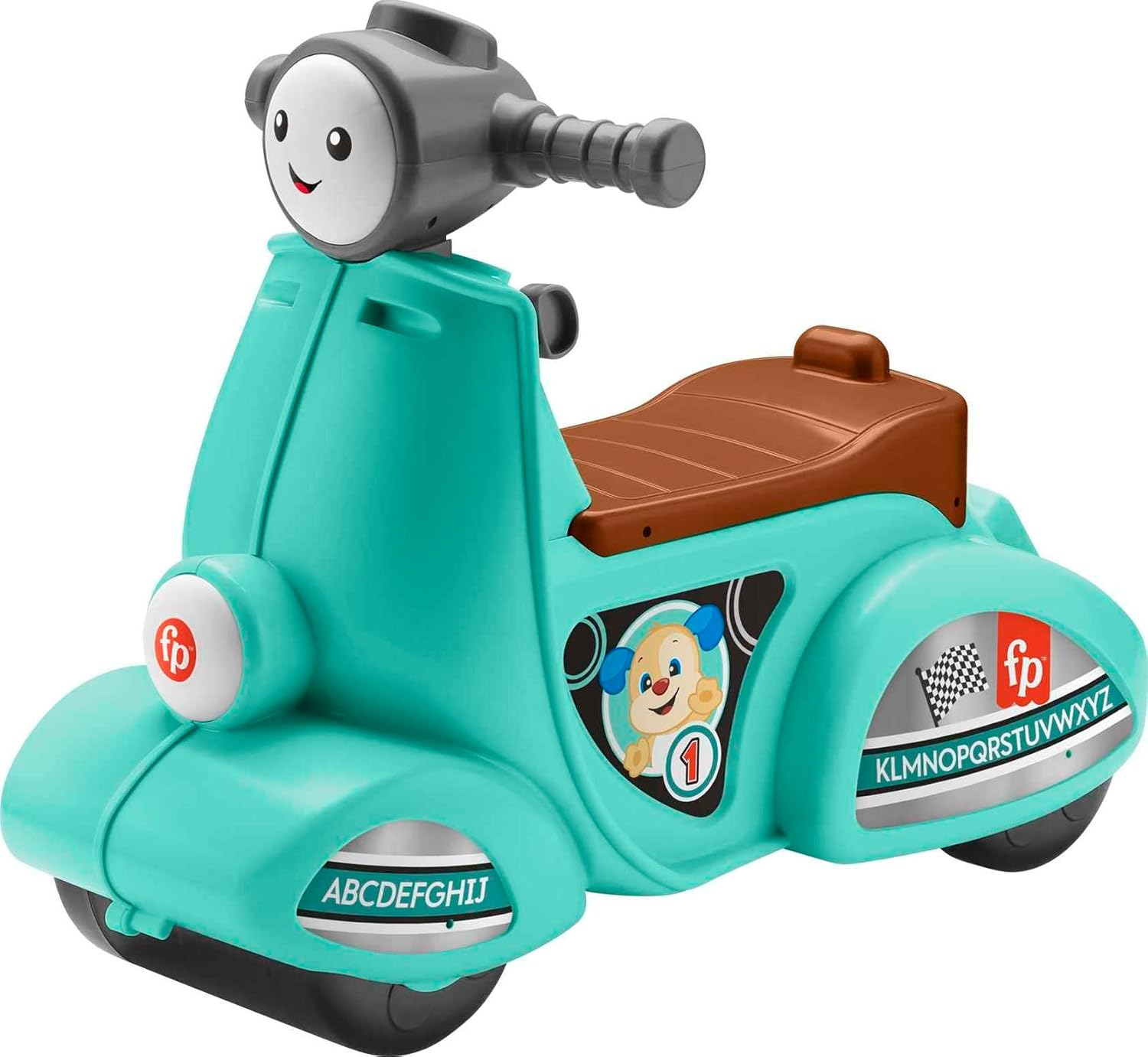 Green Toddler Ride-On Scooter with Lights and Music