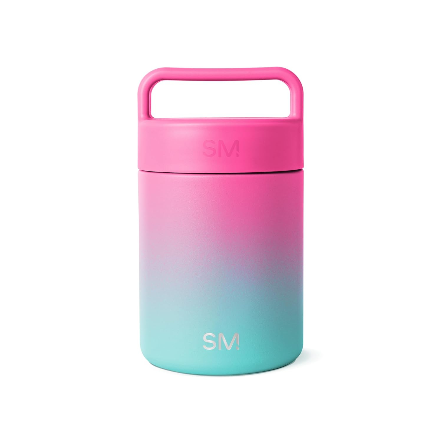 SIMPLE MODERN Food Jar w/ Handle Lid Double Wall Insulated 12 oz Ombre Sorbet