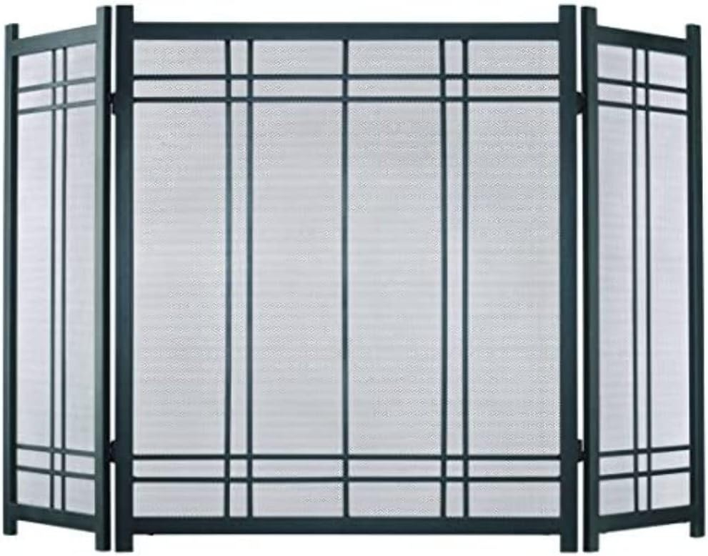 Pleasant Hearth FA016SA Preston Steel Fireplace Screen