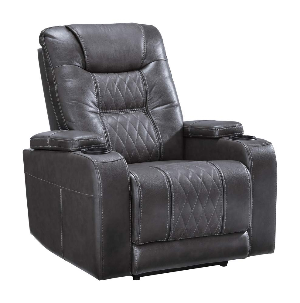 Signature Design by Ashley Composer Power Recliner in Gray