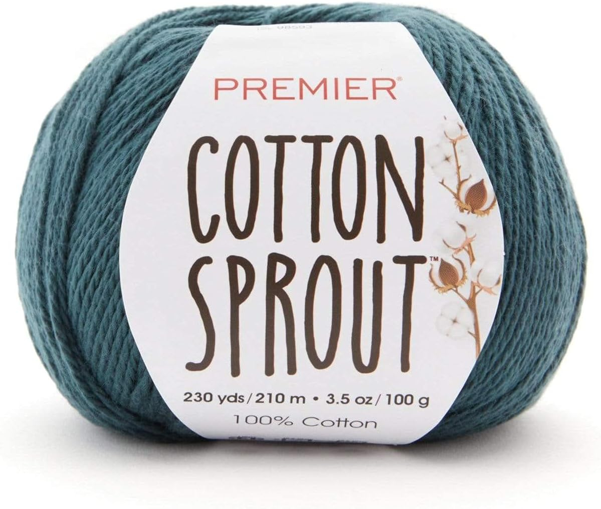 Premier Yarns Cotton Sprout Yarn-Hunter Green