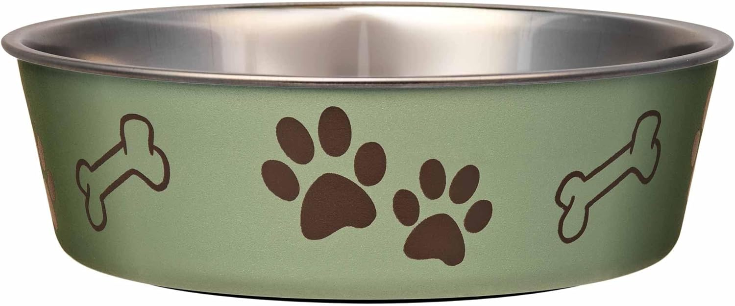 Loving Pets Bella Bowls Artichoke Medium, 1.0 CT for Dogs