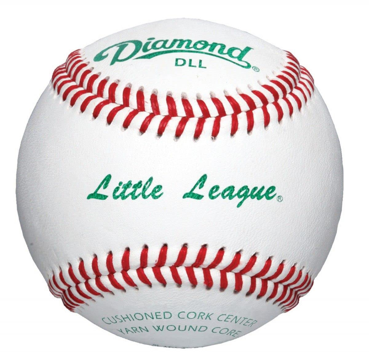 Diamond White Leather Little League Baseball Set