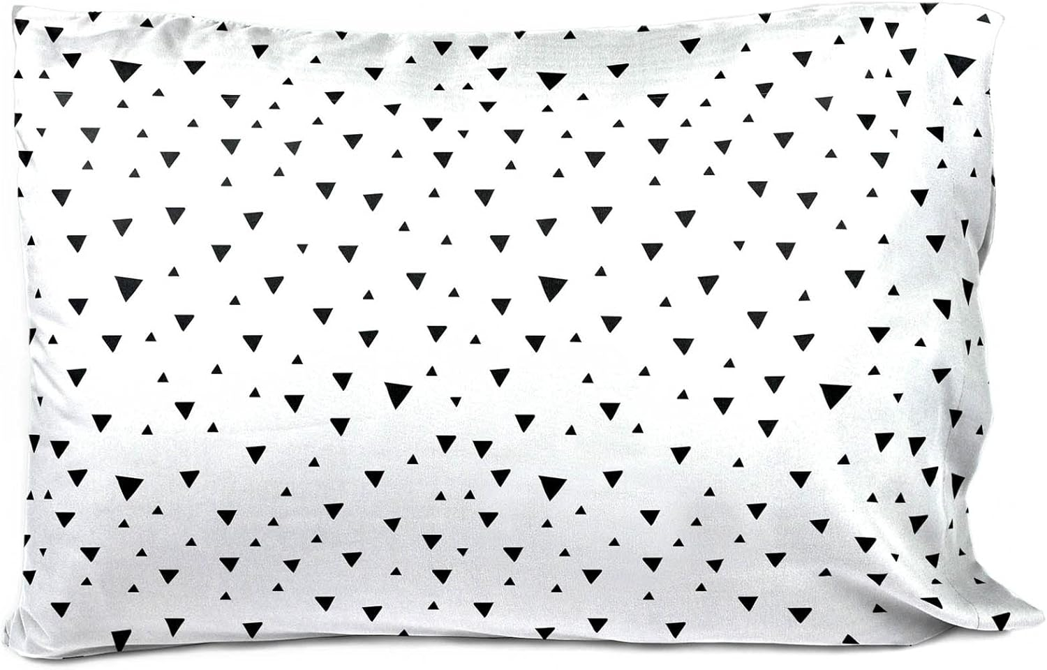 Saturday Park Black Triangles 100% Organic Cotton Kids' Pillowcase