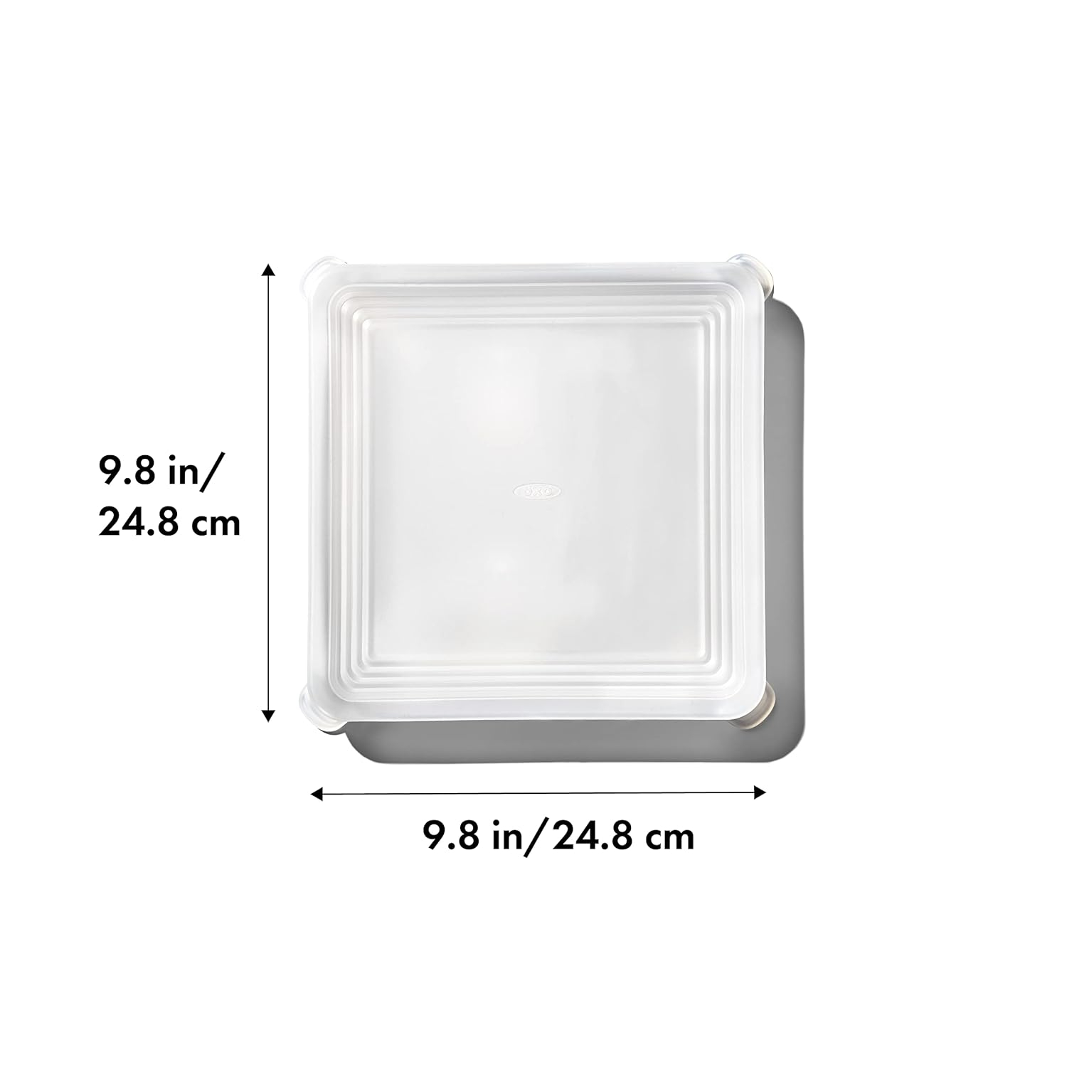 Clear Silicone Square Bakeware Lid 9" x 9"