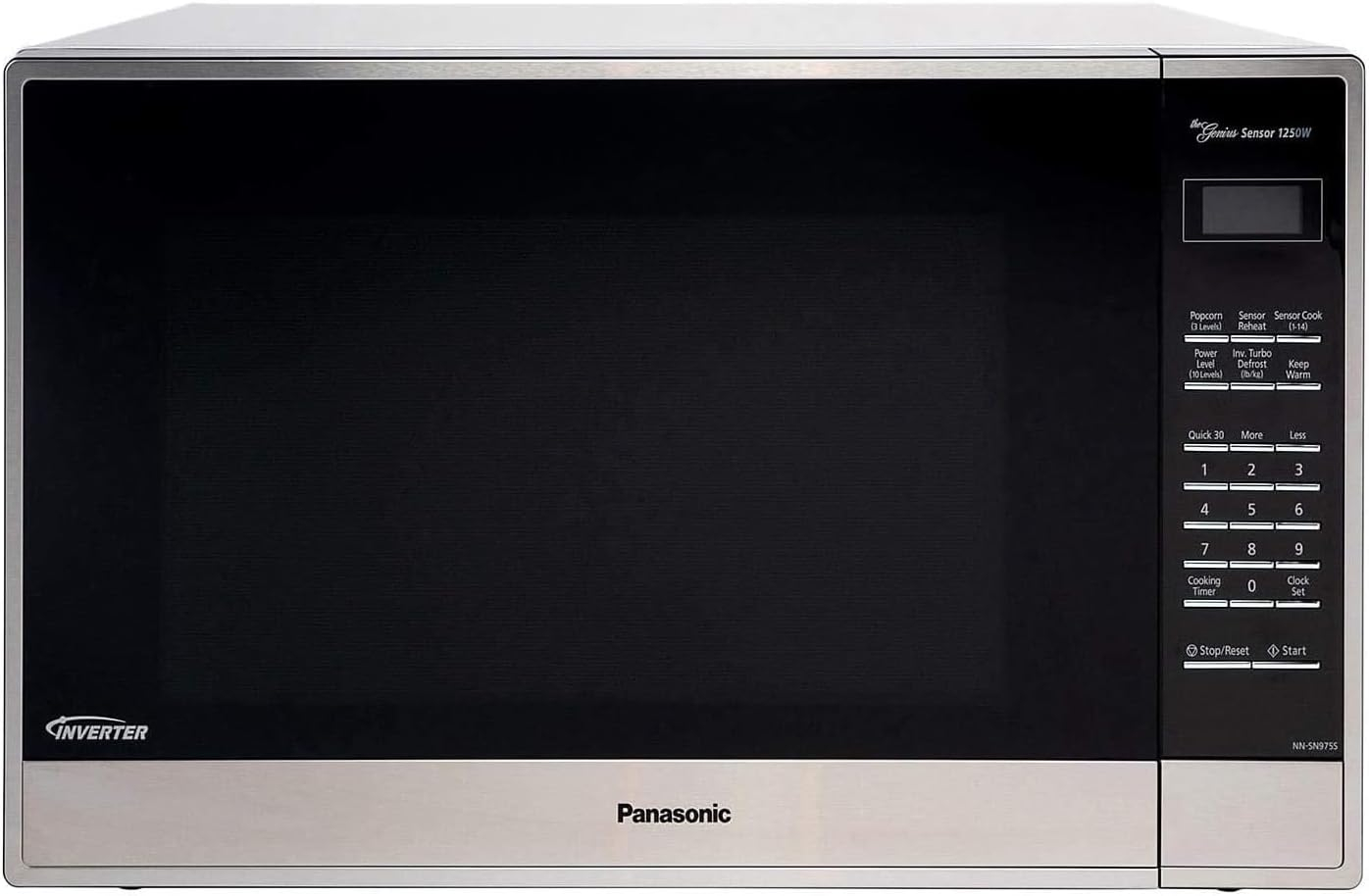 Panasonic 2.2 cu ft Countertop Microwave Oven in Stainless Steel
