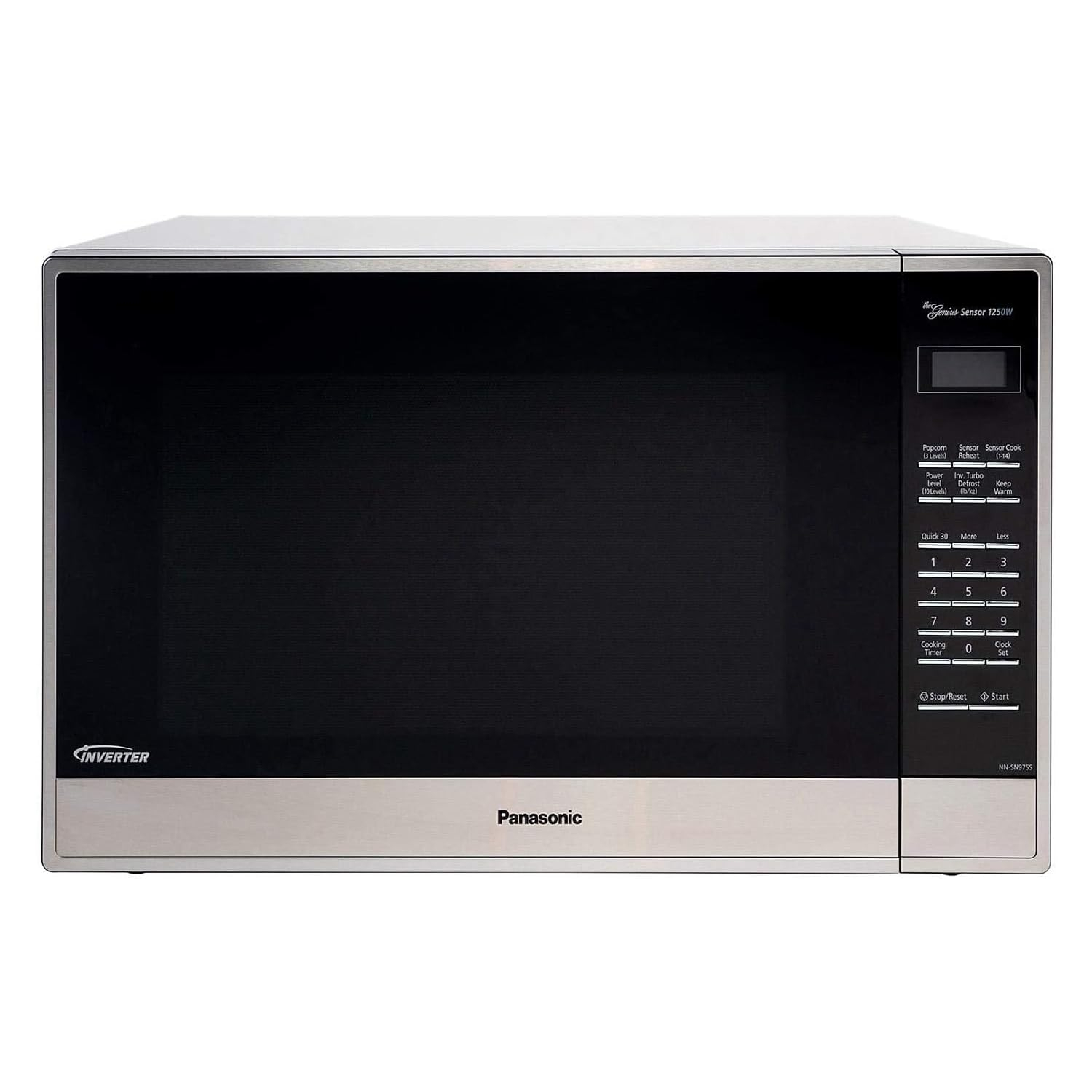 Panasonic 2.2 cu ft Countertop Microwave Oven in Stainless Steel
