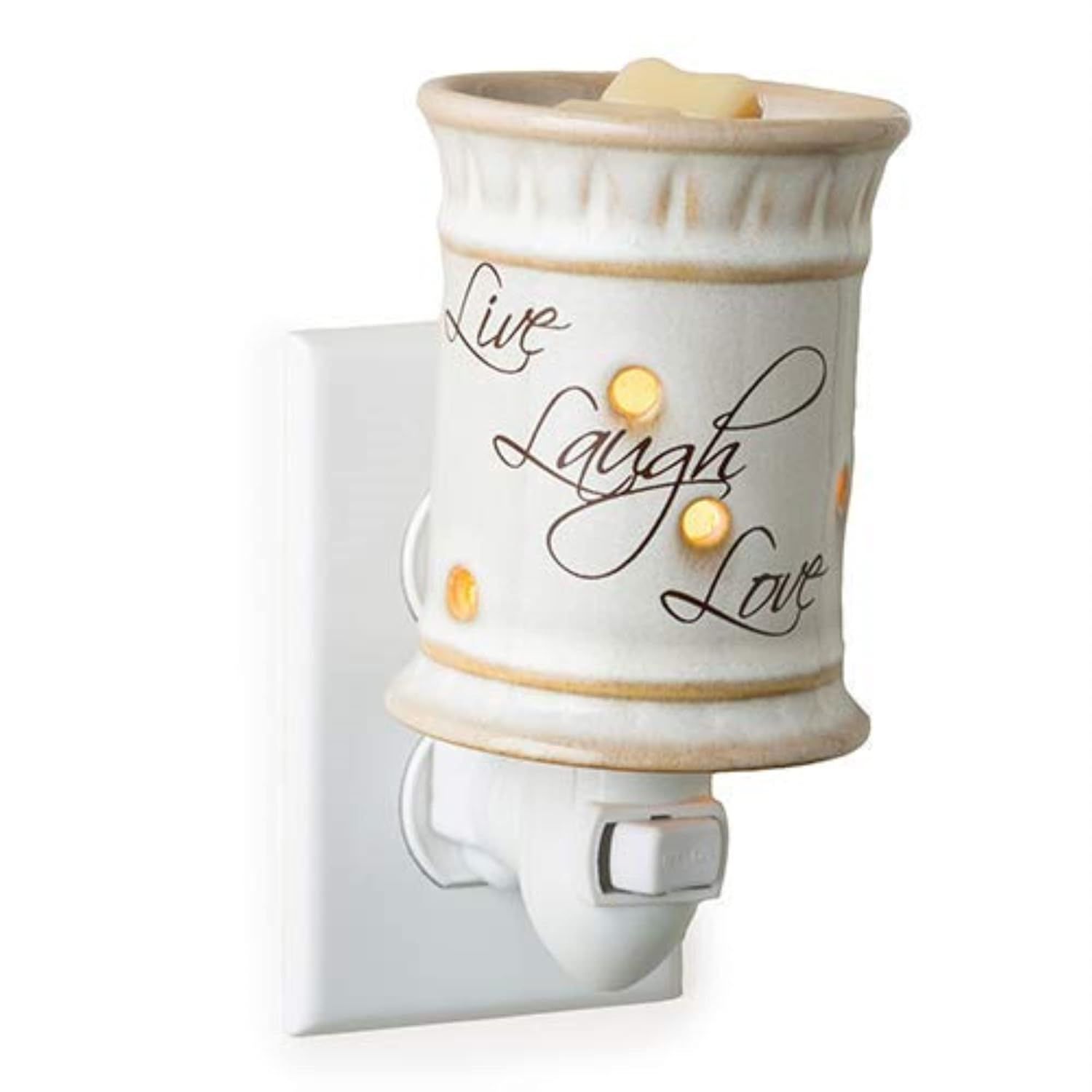 Live Laugh Love Ceramic Pluggable Wax Warmer