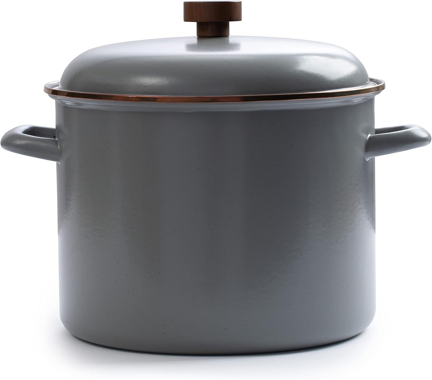 Barebones Enamel Stock Pot, Slate Gray, 960 Ounces