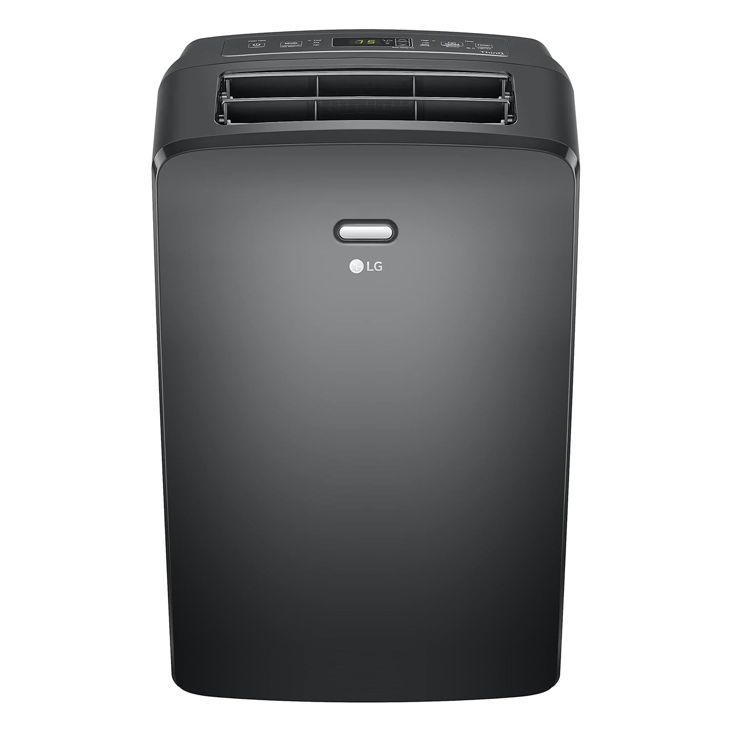 LG 8000 BTU (DOE) / (12000 ASHRAE) Portable Air Conditioners Cools 350 Sqft Easy Install & WiFi App Remote Eco-friendly, Quiet Small & Medium Room Air Conditioner AC Unit Home Gray LP0823GSSM