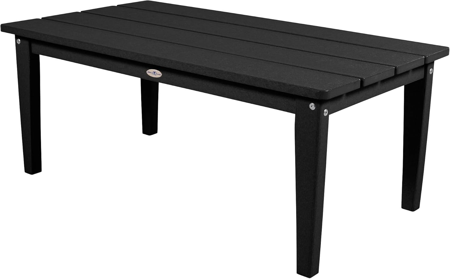 Mix and Match Cape, Lakeshore and Riverside Adirondack Conversation Table, Black Sand