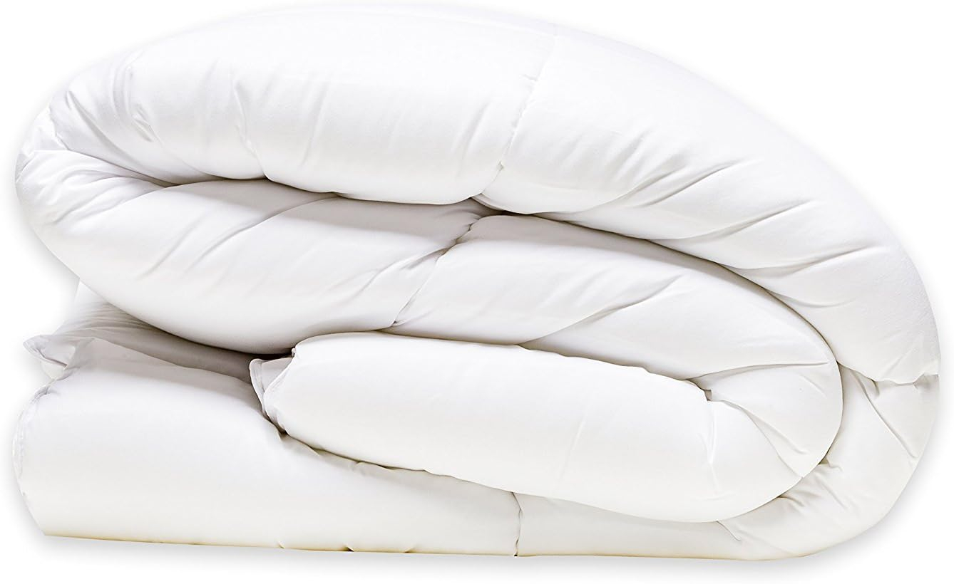 White Queen Size Microfiber All-Season Comforter