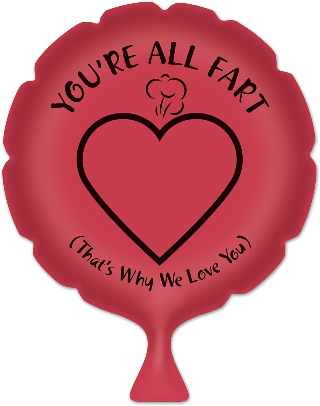 Beistle You're All Fart Whoopee Cushion, 8", (4/Pkg) Multicolored