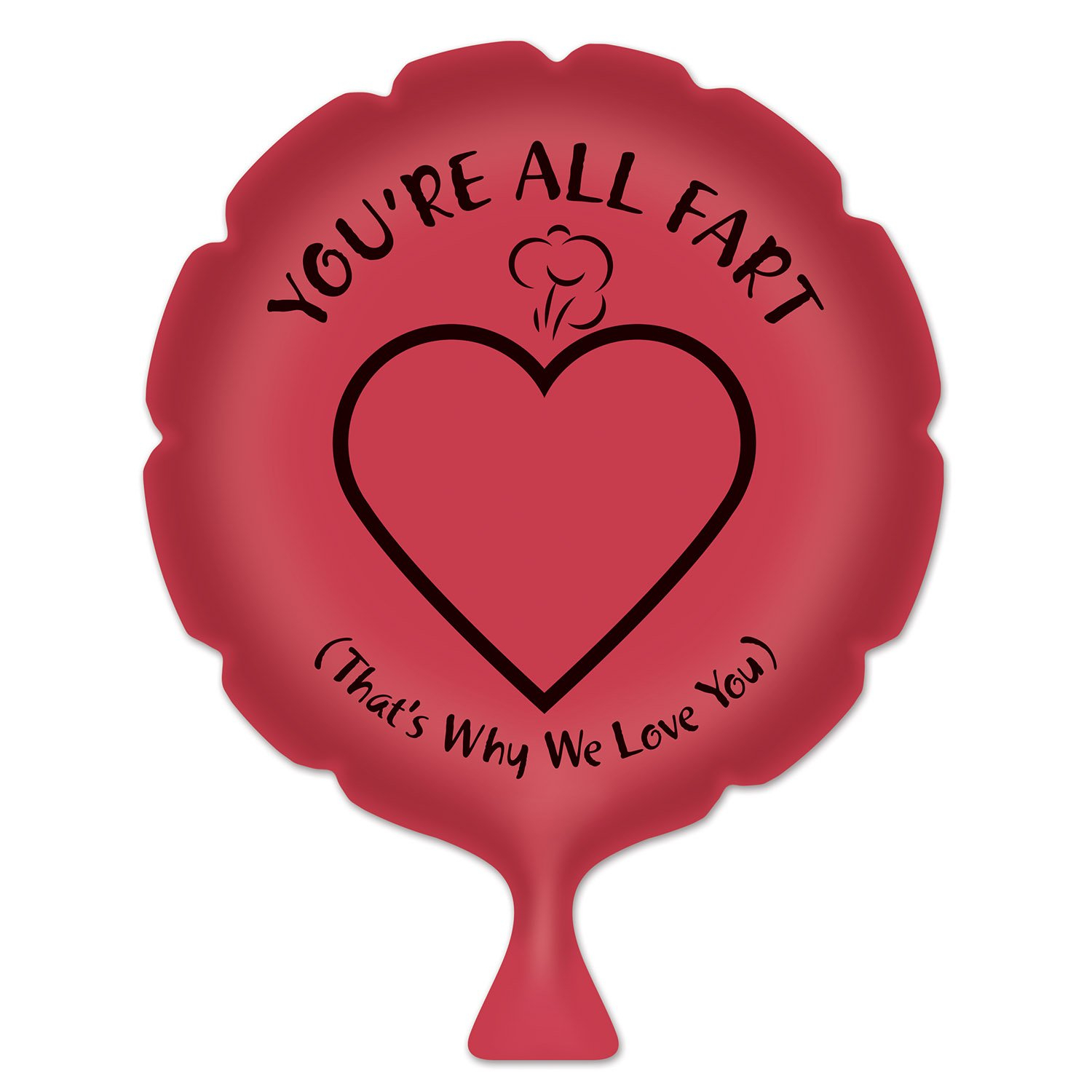 Beistle You're All Fart Whoopee Cushion, 8", (4/Pkg) Multicolored