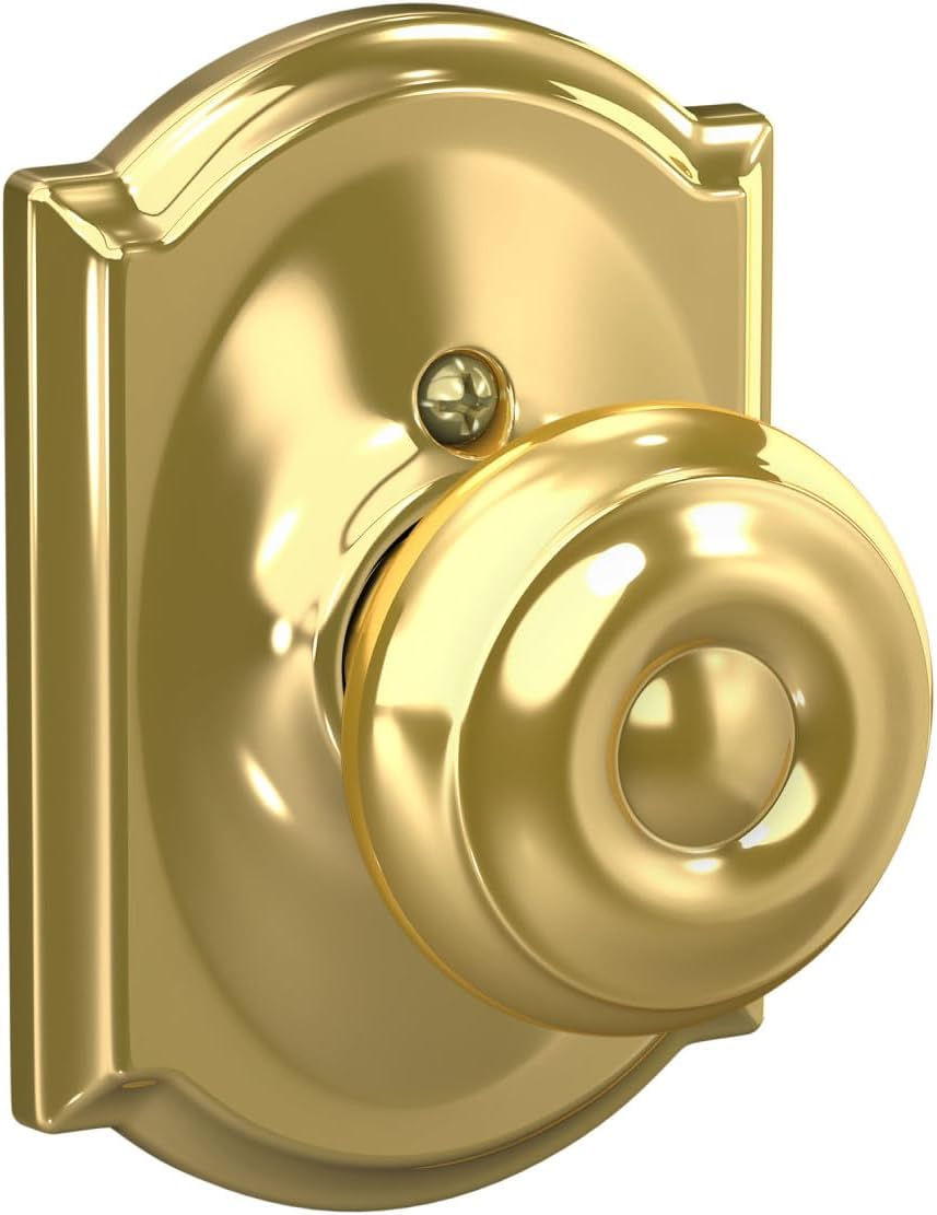 Georgian Passage Knob with Camelot Trim