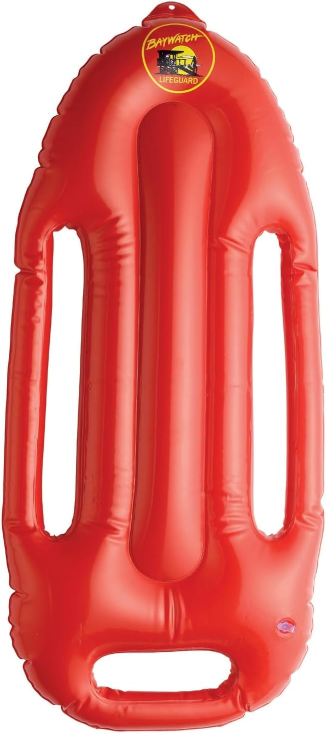 Smiffys Baywatch Lifeguard Inflatable Float Prop Red (1)