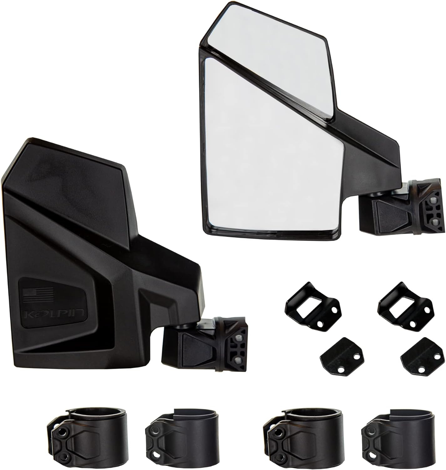 Kolpin Powersports UTV Side Mirror for 1.75 Diameter Tubing 2PK