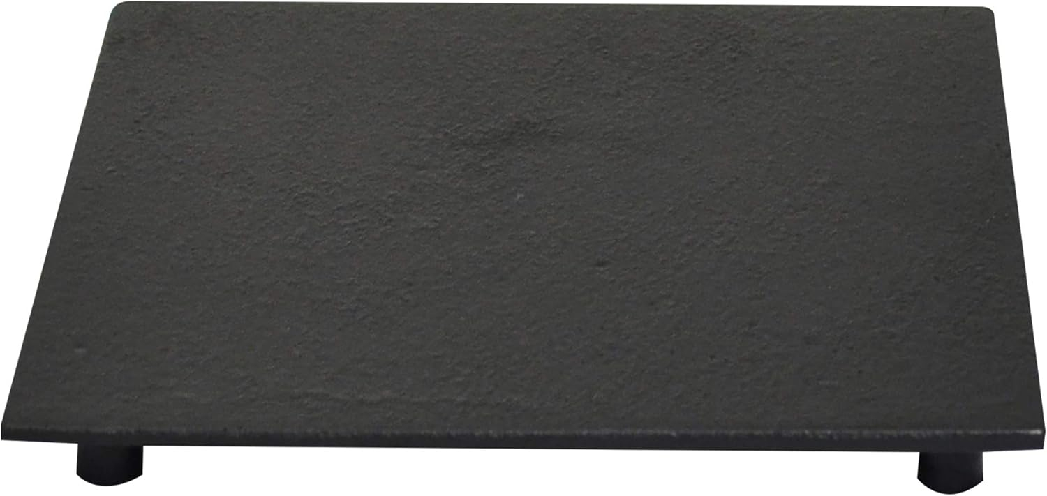 Frieling Ja Cast Iron Trivet, 6.3 Inch Square, Black