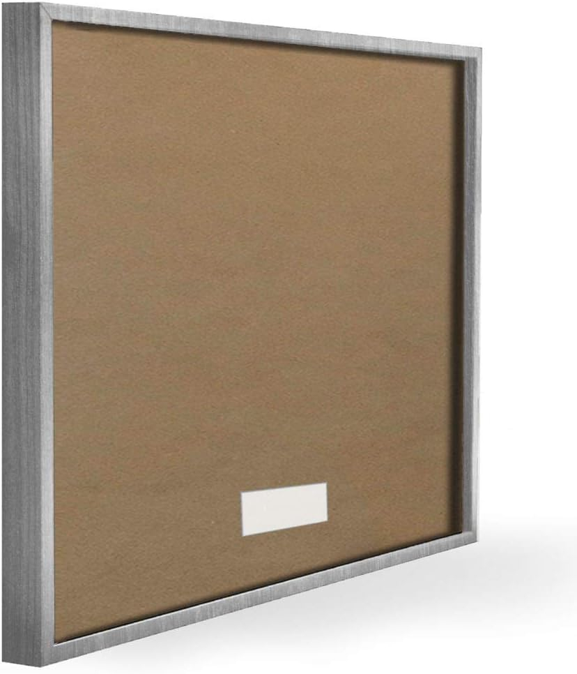 Home Sweet Home Floral Print on Canvas with Gray Frame