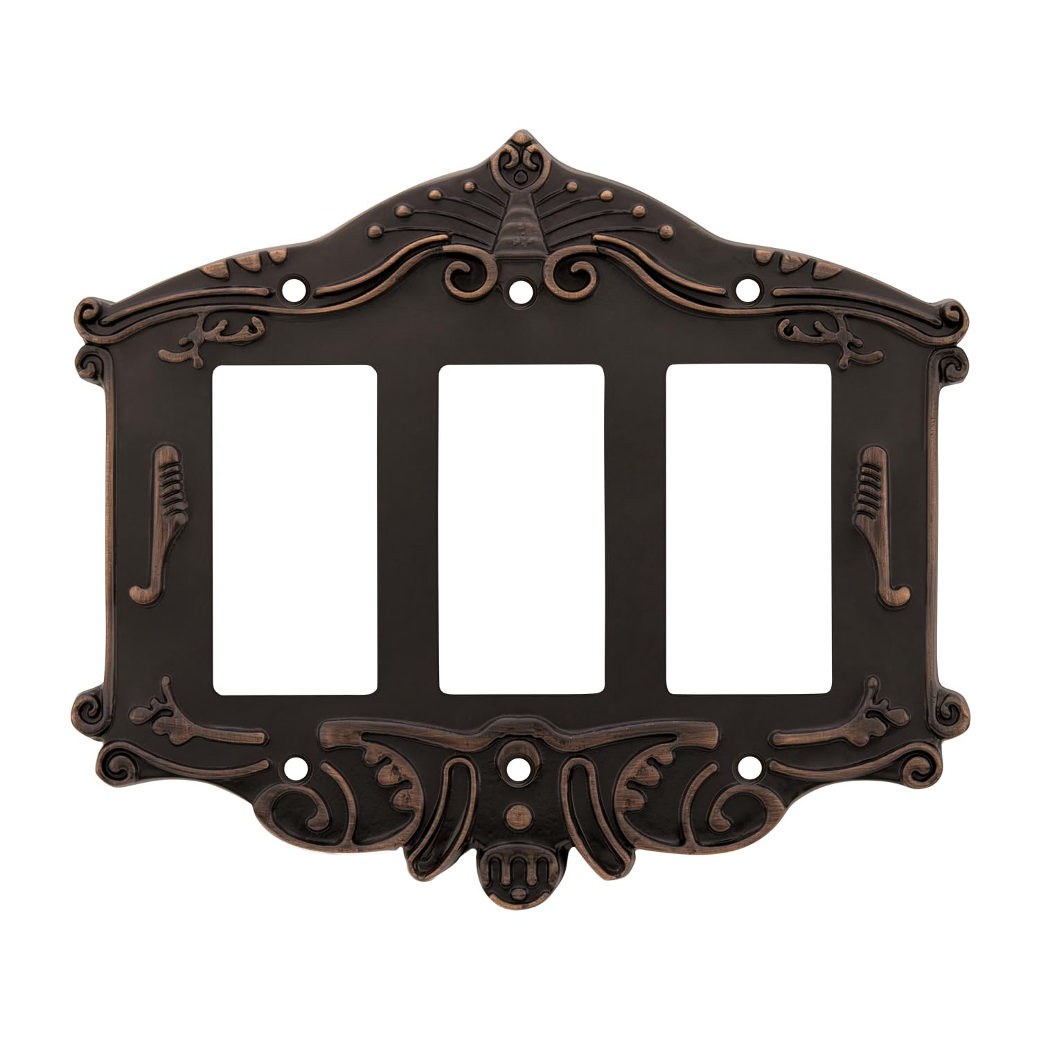Victorian 3-Gang Rocker Wall Plate