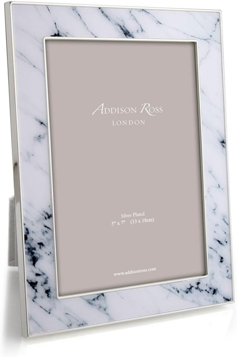 Addison Ross White Marble Frame 4x6