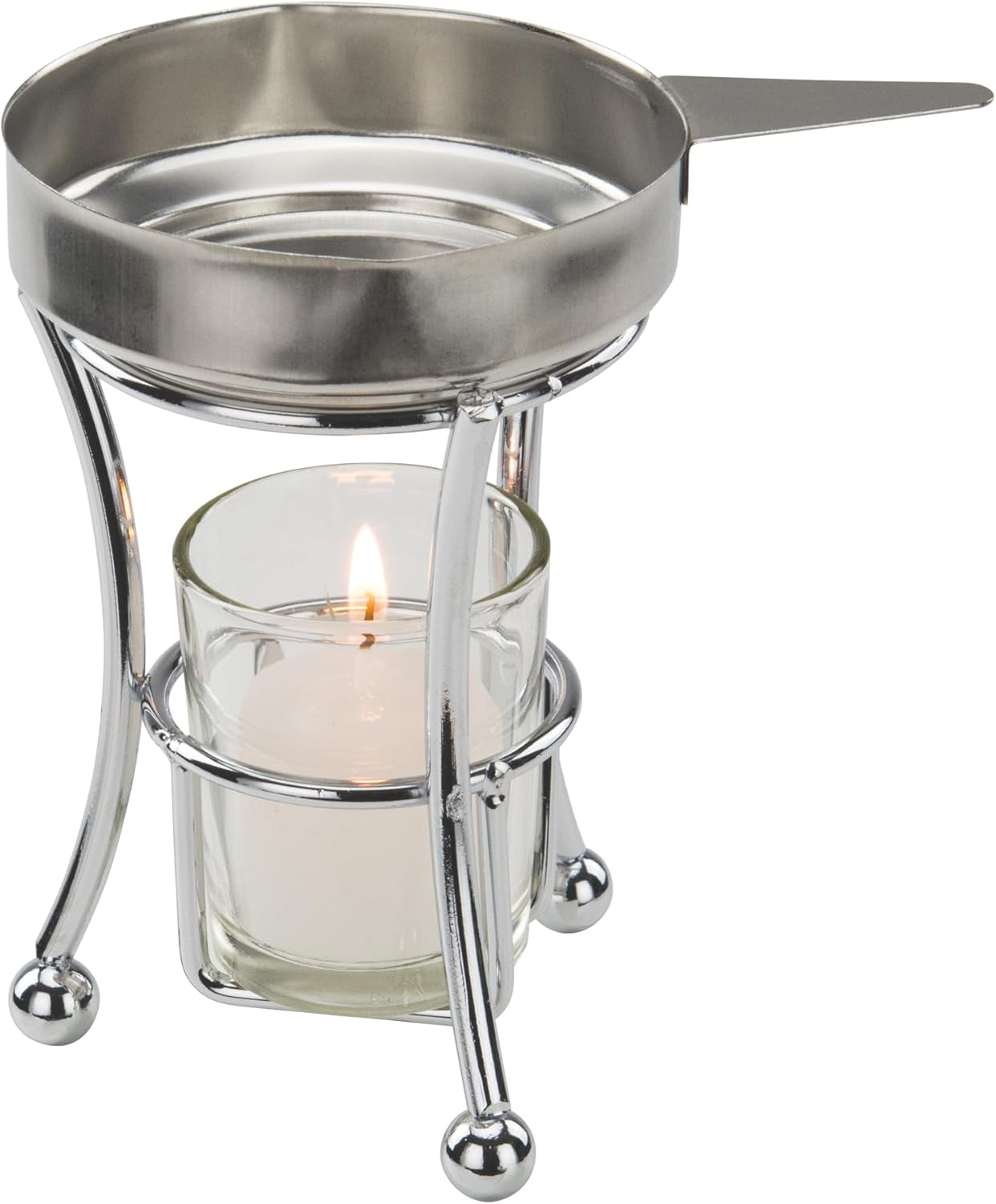 4.2 oz Stainless Steel Butter Warmer with Chrome Plating