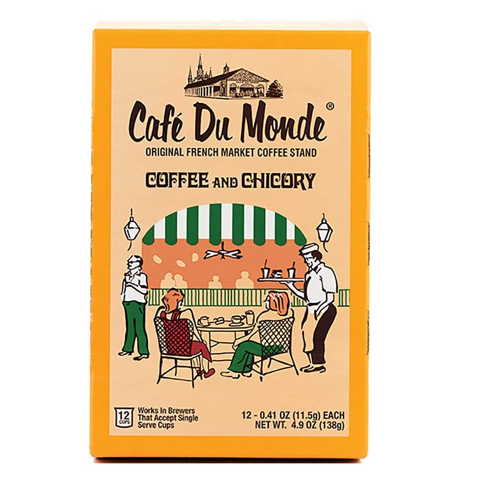 Cafe Du Monde Coffee & Chicory K-Cup Coffee Pods, 12 Count