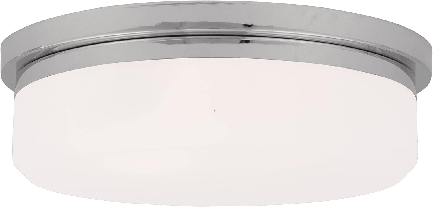 Livex Lighting Stratus 3 - Light Flush Mount in  Polished Chrome