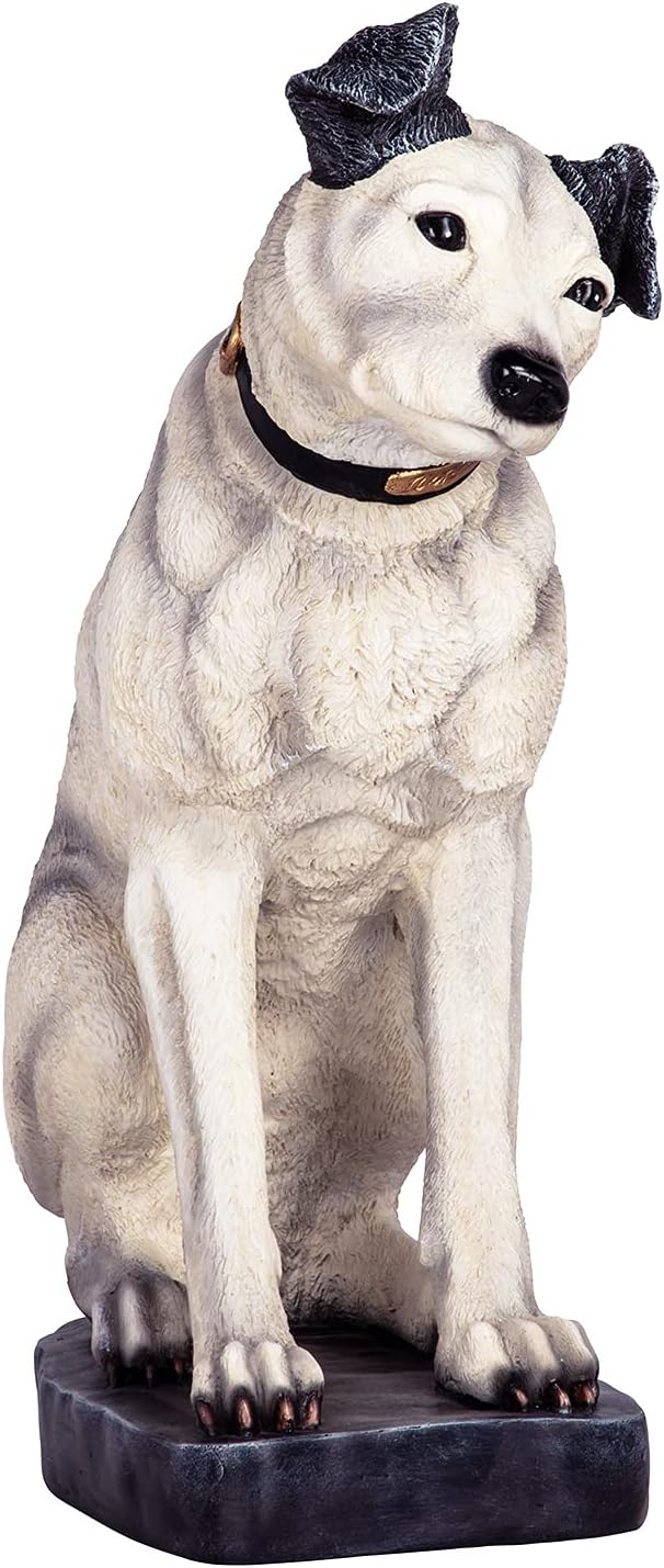 Design Toscano Nipper RCA Dog Statue