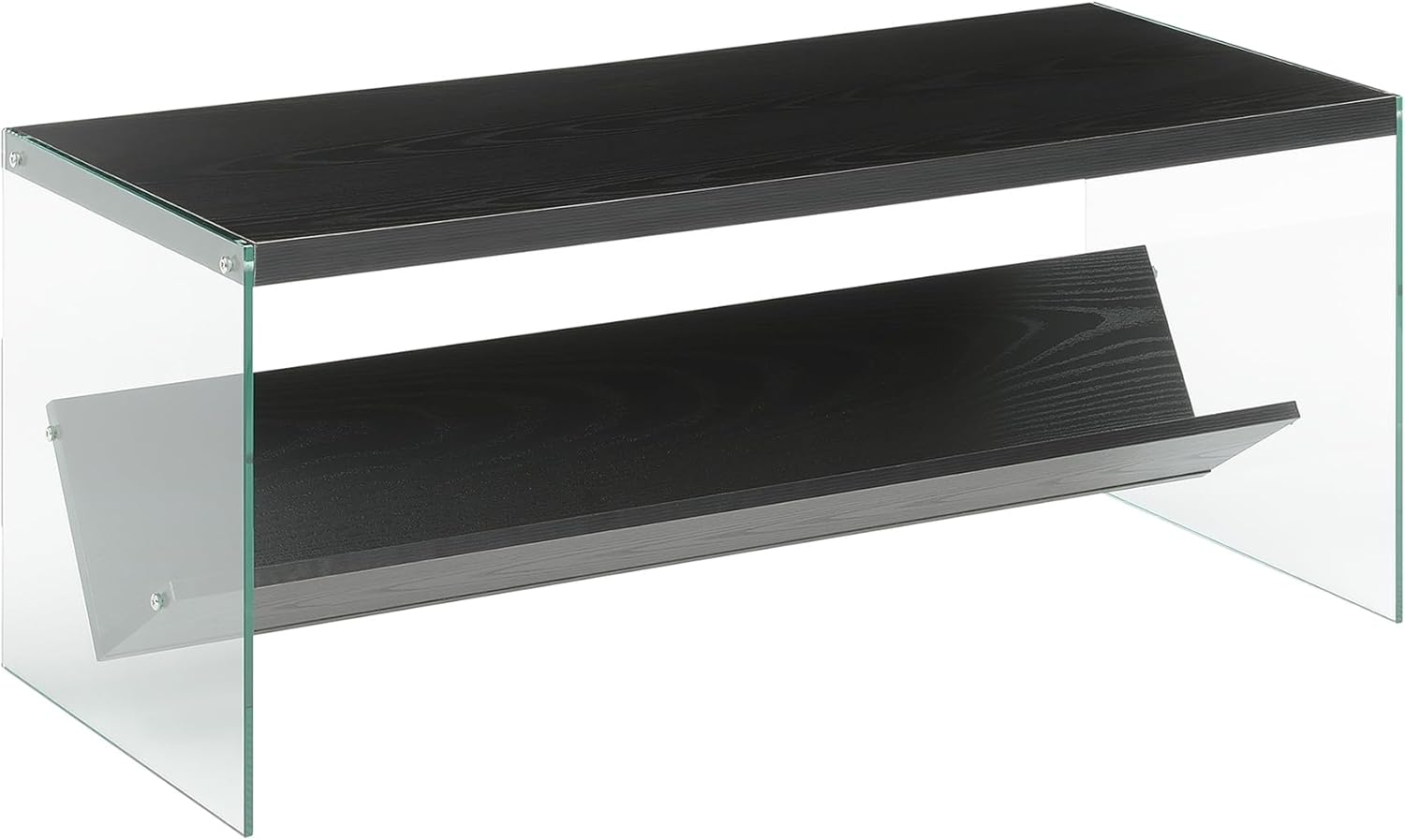 SoHo Coffee Table with Shelf, Black