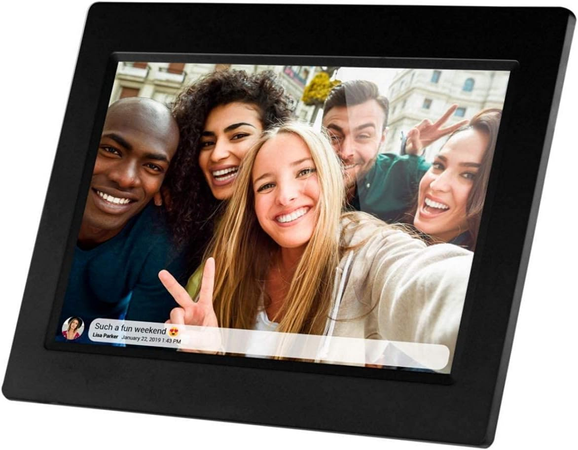 Sylvania SDPF1095 10-Inch Wi-Fi Cloud Digital Picture Frame, Black