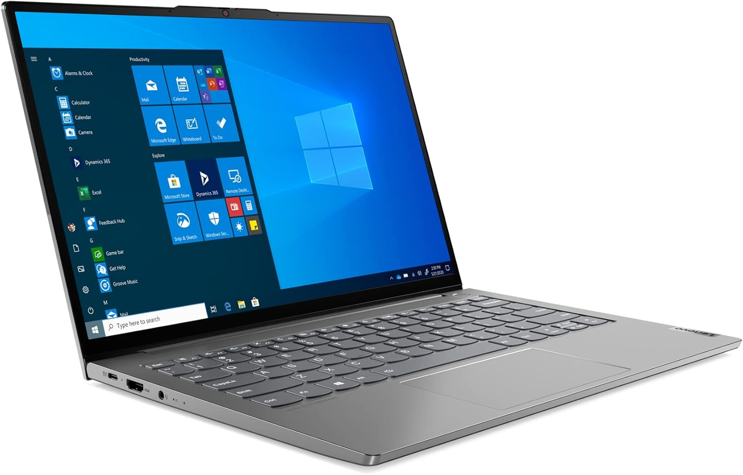 Lenovo ThinkBook 13s G3 Business Laptop, 13.3" 60Hz WUXGA Display (AMD Ryzen 5 5600U 6-Core, 8GB RAM, 256GB SSD, AMD Radeon, Backlit KYB, Fingerprint, WiFi 6, Bluetooth 5.2, Win 11 Pro) with Hub