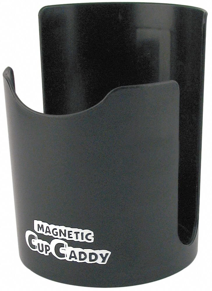 The Magnet Source Durable Plastic Vehicle Cup Holders Plastic, Black, 0.43 lbs